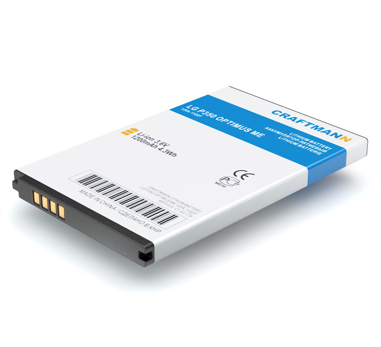    LG P350 OPTIMUS Me [BL-42FN], 1200 mAh CRAFTMANN