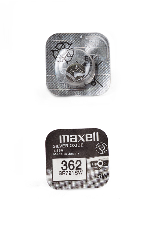   - SR721SW/362/SR58, MAXELL