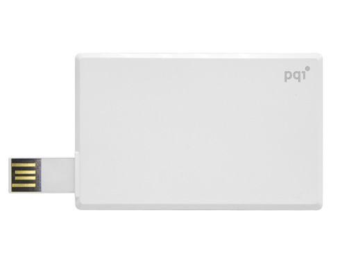 Флэш-диск 4 Гб PQI i512 визитка, пластмасса, белый
