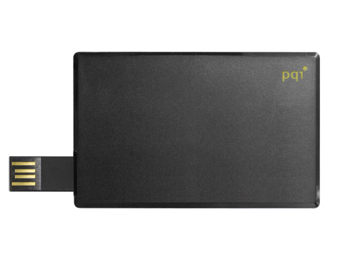 Флэш-диск 8 Гб PQI i512 визитка, пластмасса, черный