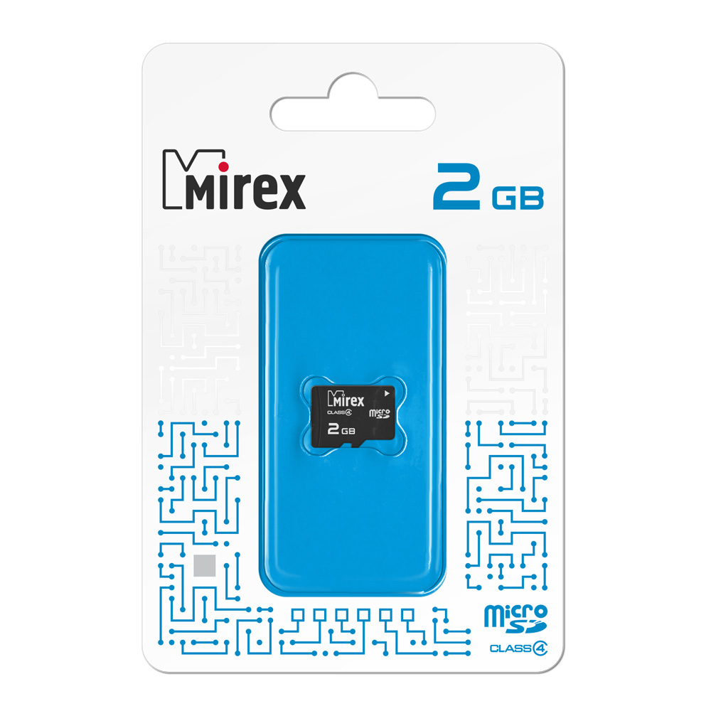 Карта памяти microSD 2 Gб MIREX