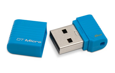 Флэш-диск 8 Gb Kingston ''Data Traveler Micro'', голубой Флэш-диск 8 Gb Kingston ''Data Traveler Micro'', голубой