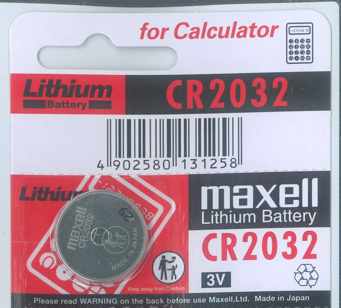   CR2032, MAXELL