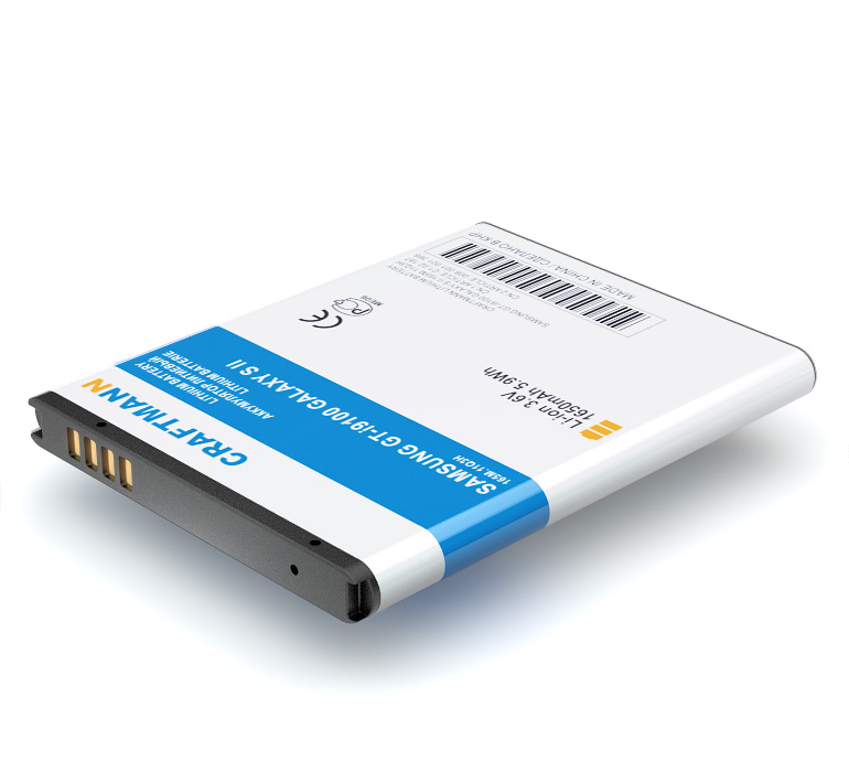   SAMSUNG GT-i9100 GALAXY SII [EB-F1A2GBU],1650 mAh CRAFTMANN