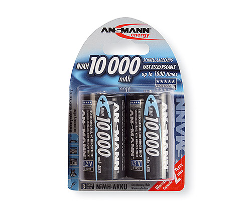  D 10000 mAh, 1.2 Ni-MH ANSMANN