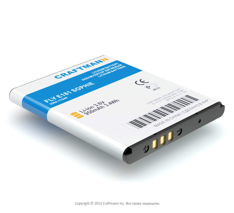  FLY E181 SOPHIE [BL4213], 950 mAh CRAFTMANN