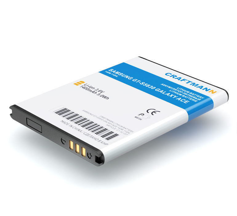  SAMSUNG GT-S5830 GALAXY ACE [EB494358VU], 1400 mAh CRAFTMANN