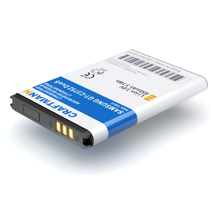  SAMSUNG GT-C3752 Duos [EB483450VU], 850 mAh CRAFTMANN