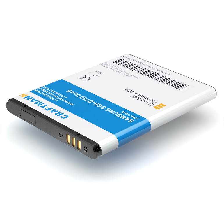  SAMSUNG SGH-D780 DuoS [AB474350BE],1200 mAh CRAFTMANN