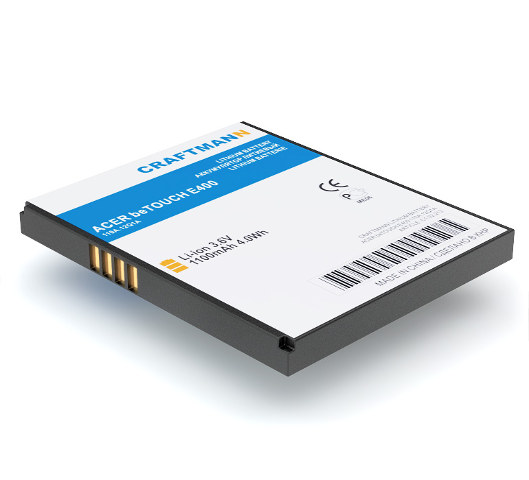  ACER beTOUCH E400 [ASH-10A], 1100 mAh CRAFTMANN