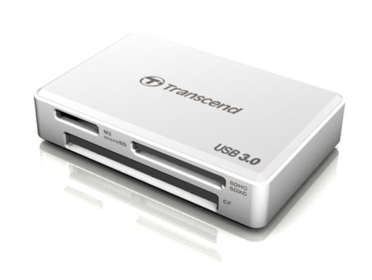 Устройство чтения-записи карт памяти (ридер) USB 3.0, F8 белый корпус Transcend Устройство чтения-записи карт памяти (ридер) USB 3.0, F8 белый корпус Transcend