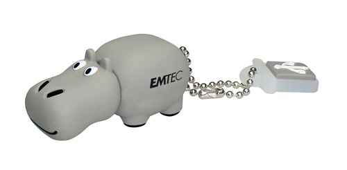 Флэш-диск 8 Gb EMTEC ''Бегемот'' Флэш-диск 8 Gb EMTEC ''Бегемот''