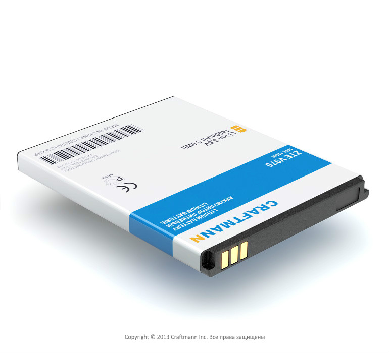   ZTE V970 [Li3716T42P3h594650],1400 mAh CRAFTMANN