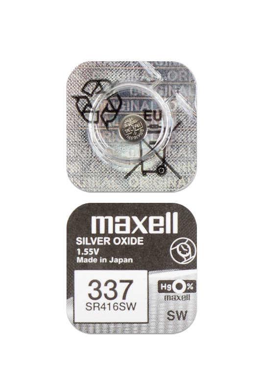   - SR416SW/337, MAXELL