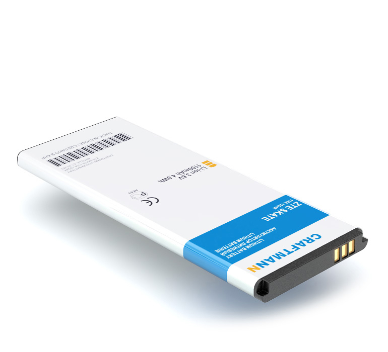  ZTE  SKATE [Li3714T42P3h853448],1100mAh CRAFTMANN