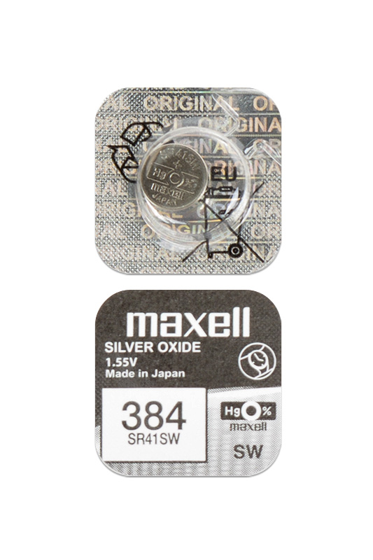   - SR736SW/384/SR41SW, MAXELL