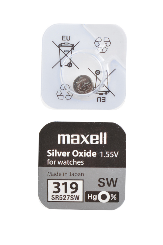   - SR527SW/319/SR64, MAXELL