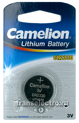Батарейка литиевая CR2330, Camelion Батарейка литиевая CR2330, Camelion