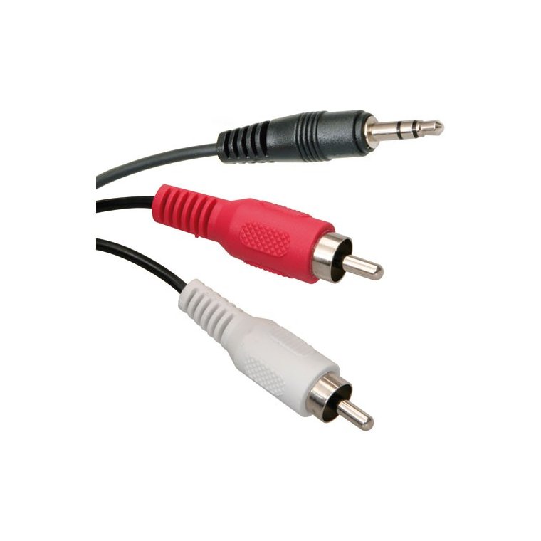  RCA x 2  -> miniJack(3.5mm) , 5.0 