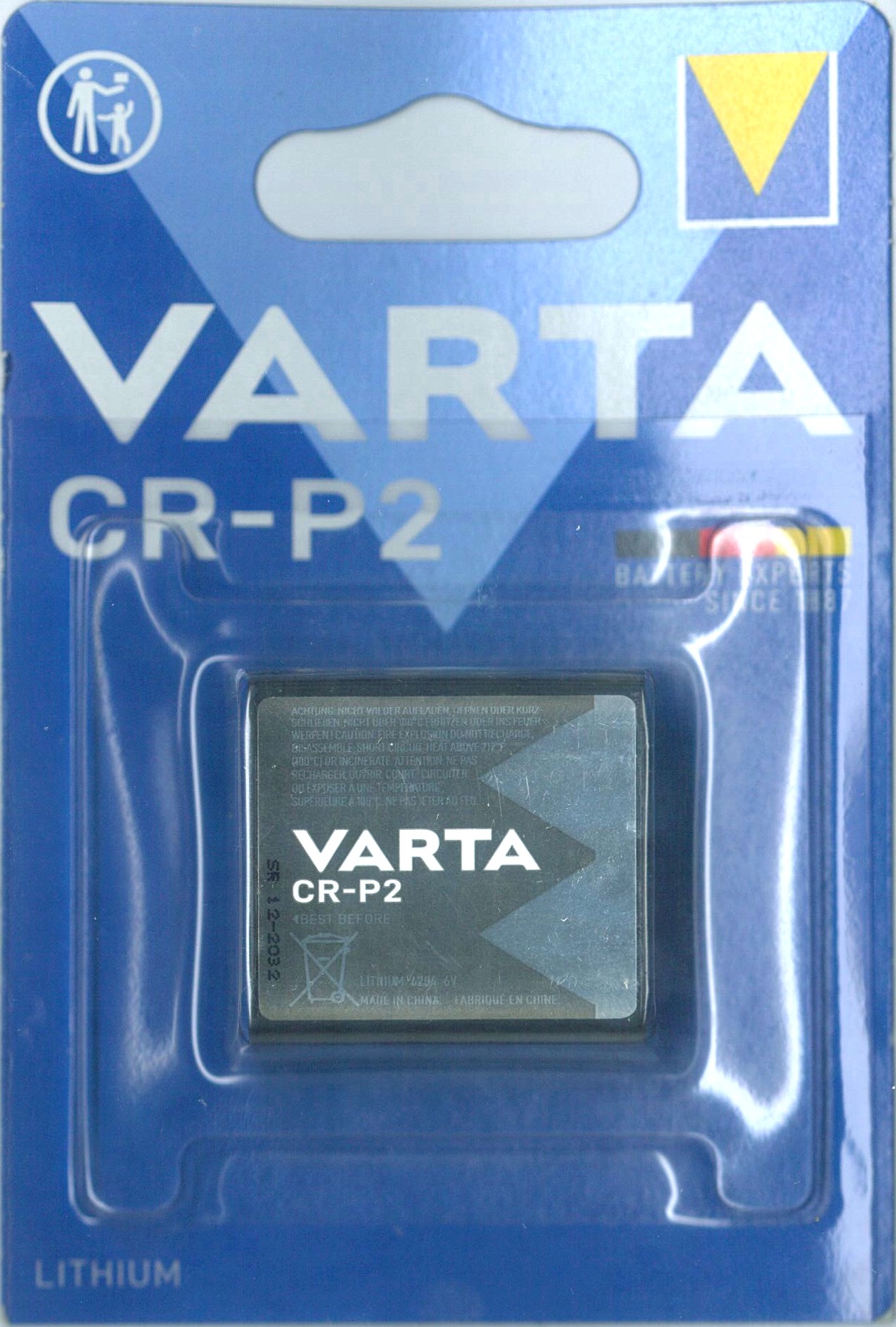   CR-P2,VARTA Professional LITHIUM