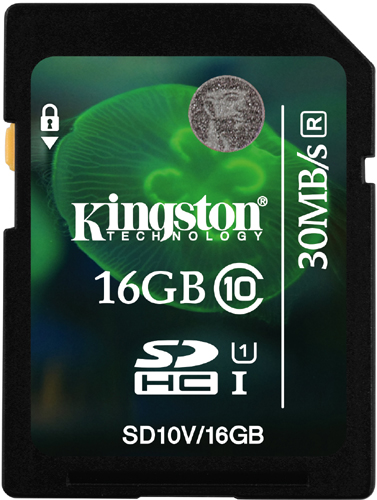 Карта памяти SDHC / Secure Digital High Capacity 16 Гб Kingston Сlass 10 UHS 1, R45 Карта памяти SDHC / Secure Digital High Capacity 16 Гб Kingston Сlass 10 UHS 1, R45