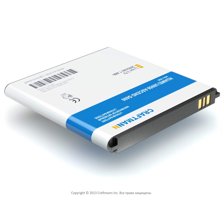  HUAWEI U8950 ASCEND G600 [HB5R1], 2000 mAh CRAFTMANN