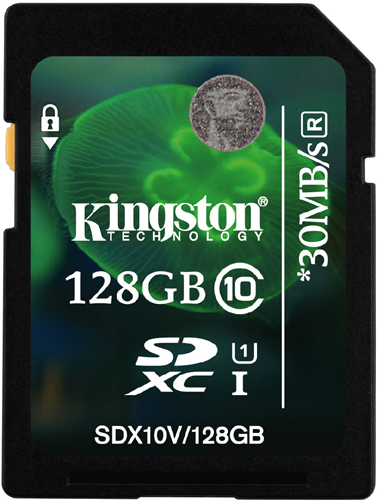 Карта памяти SDXC / Secure Digital eXtended Capacity 128 Гб Kingston Сlass 10 UHS-1 Карта памяти SDXC / Secure Digital eXtended Capacity 128 Гб Kingston Сlass 10 UHS-1