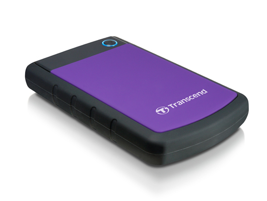 Внешний 2.5'' USB 3.0 жесткий диск 2000 Gb Transcend обрезиненный ударопрочный  фиолетовый