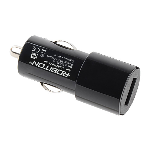 Зарядное уcтройство автомобильное(12В) в прикуриватель для USB, 1 порт, 2100 mA