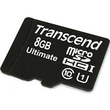   microSDHC 8  Transcend lass 10 UHS1 600x ''Ultimate''