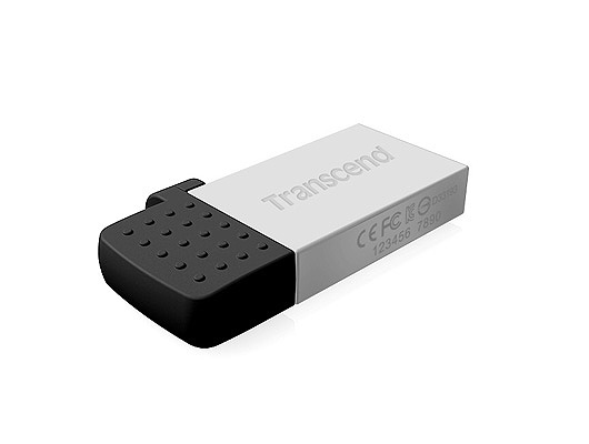 Флэш-диск 8 Гб Transcend JetFlash 380 (USB/microUSB), серебристый корпус Флэш-диск 8 Гб Transcend JetFlash 380 (USB/microUSB), серебристый корпус
