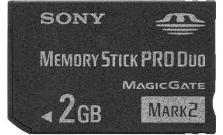 Карта памяти Memory Stick PRO Duo 2 Гб Sony Карта памяти Memory Stick PRO Duo 2 Гб Sony