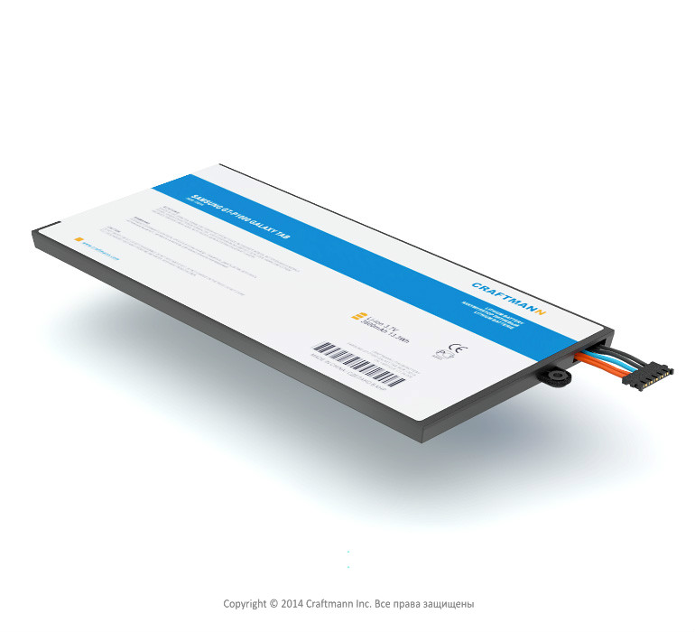    SAMSUNG GT-P1000 (GALAXY TAB) [SP4960C3A], 3600 mAh CRAFTMANN