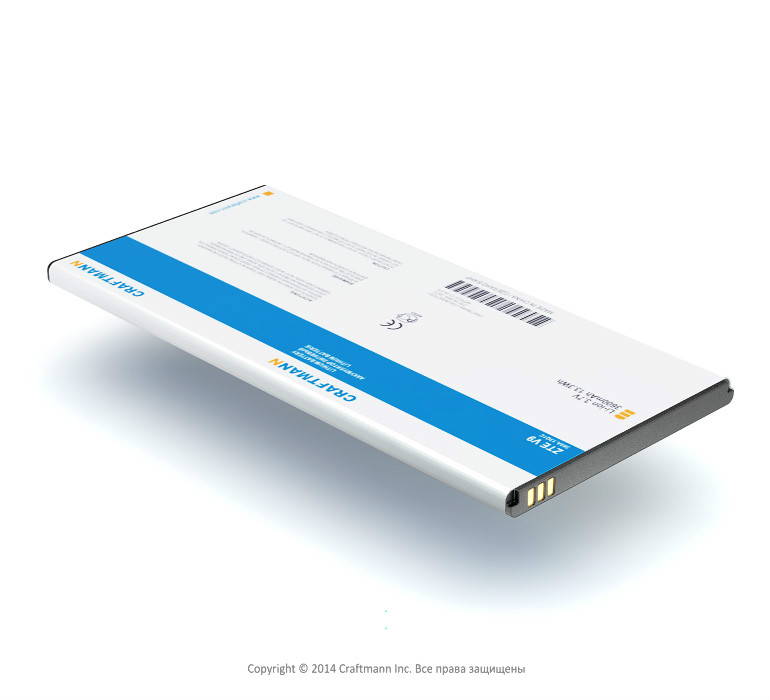    ZTE V9 [Li3734T42P3hC86049], 3600 mAh, CRAFTMANN