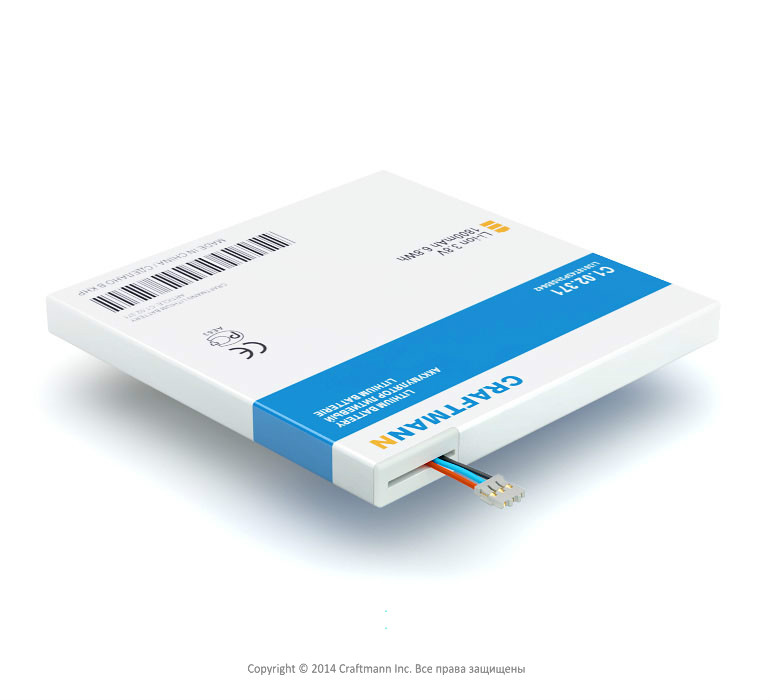  ZTE GRAND ERA [Li3818T43P3h585642],1800 mAh CRAFTMANN