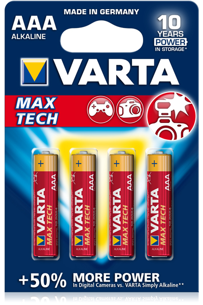   AAA (LR03) VARTA ''MAX TECH''