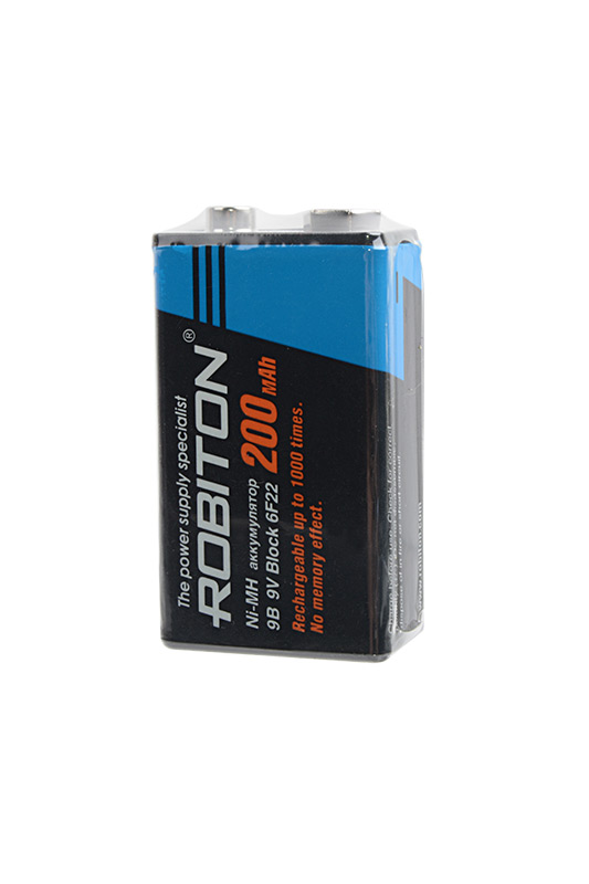  6F22 200 mAh '''', Ni-MH ROBITON