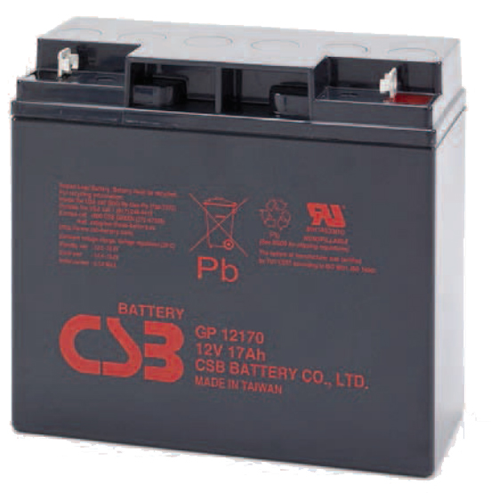 Аккумулятор свинцово-кислотный CSB GP12170 , 12В 17.0 Aч Аккумулятор свинцово-кислотный CSB GP12170 , 12В 17.0 Aч