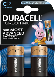 Батарейка щелочная C (LR14) Duracell TURBO Батарейка щелочная C (LR14) Duracell TURBO