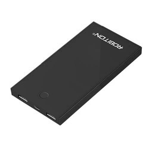 Внешний USB аккумулятор ROBITON LP8.6-K 8600 mAh для портативной техники, черный Внешний USB аккумулятор ROBITON LP8.6-K 8600 mAh для портативной техники, черный