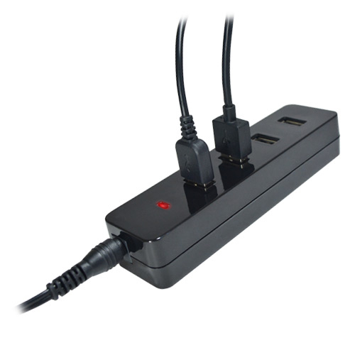 Зарядное уcтройство сетевое(220В) для USB, (4 порта по 500 mA каждый) ROBITON PowerBox