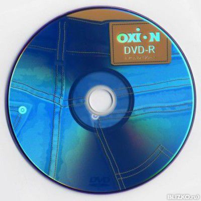DVD-R диск OXION 16х 4.7 Гб, ''Джинс'', bulk