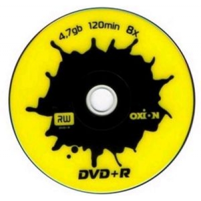 DVD+R диск 16х OXION 4.7 Гб, ''Клякса'', SlimBox