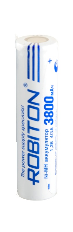    4/3A 3800 mAh NiMH ROBITON