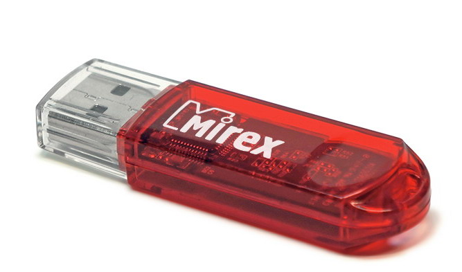 Флэш-диск 8 Гб MIREX ELF red (красный)