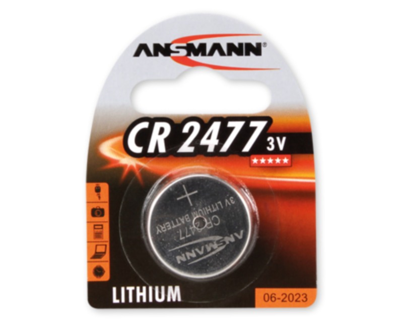   CR2477, ANSMANN