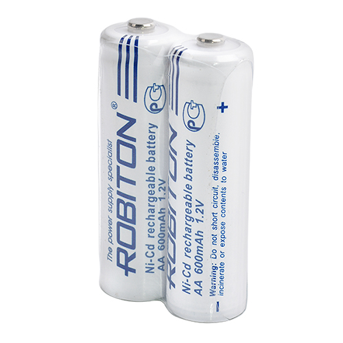    AA 600 mAh NiCd ROBITON