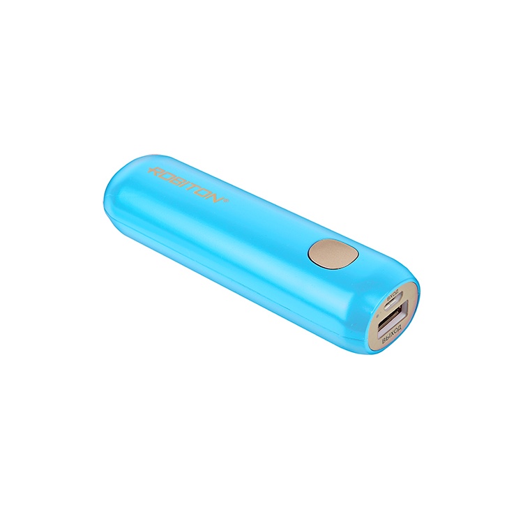 Внешний USB аккумулятор (PowerBank) ROBITON Li3.4 IRIS (голубой)  3350мА