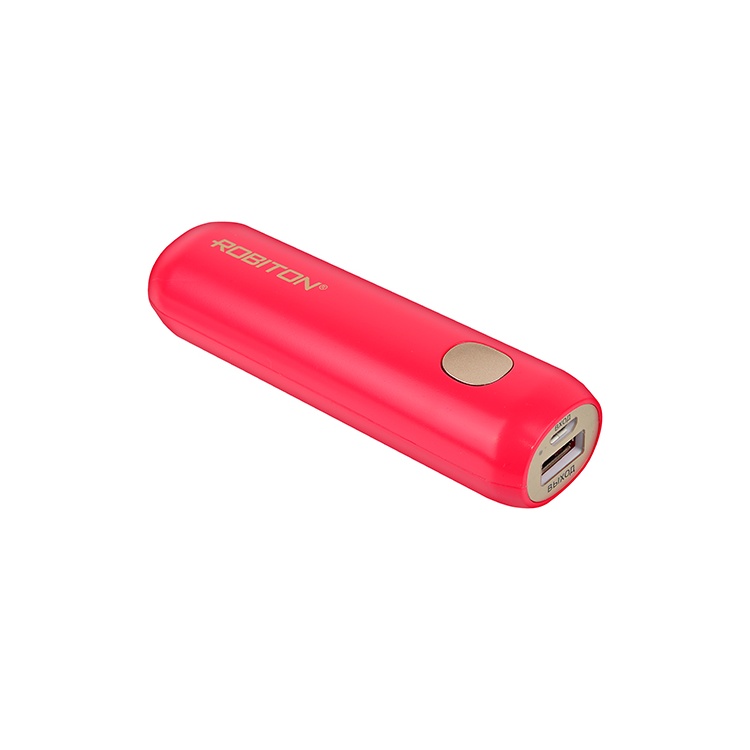 Внешний USB аккумулятор (PowerBank) ROBITON Li3.4 ROSE (красный) 3350мА Внешний USB аккумулятор (PowerBank) ROBITON Li3.4 ROSE (красный) 3350мА