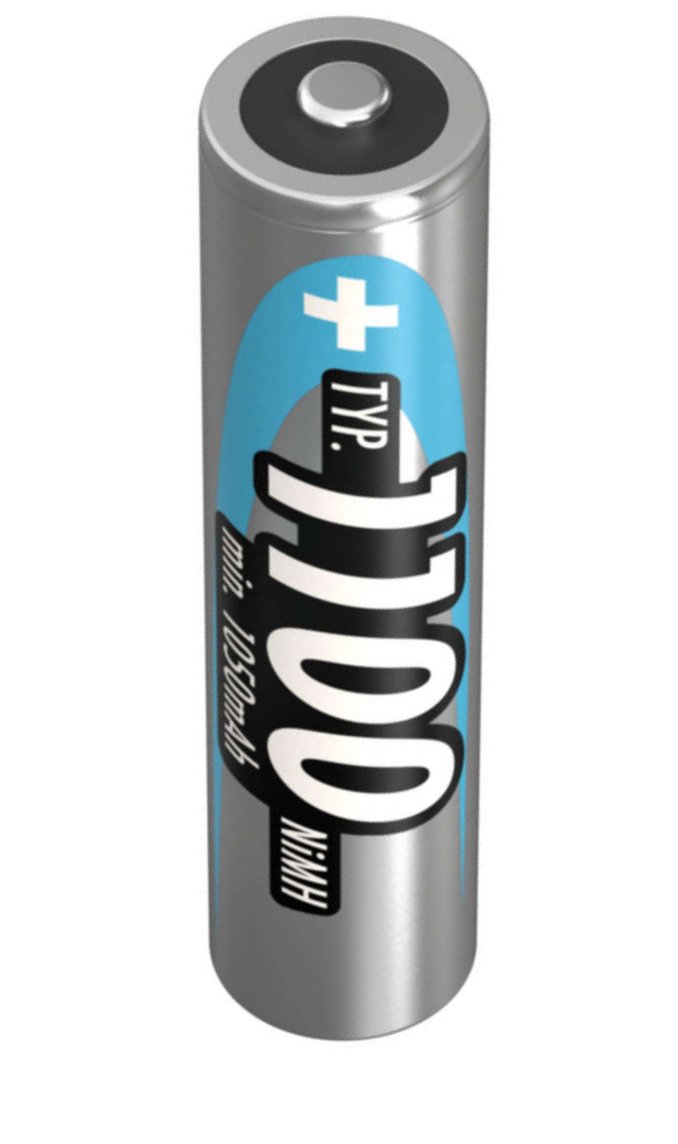 Аккумулятор HR03 (AAA) 1100 mAh, 1.2В Ni-MH ANSMANN Аккумулятор HR03 (AAA) 1100 mAh, 1.2В Ni-MH ANSMANN